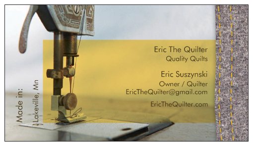 My New Business Card